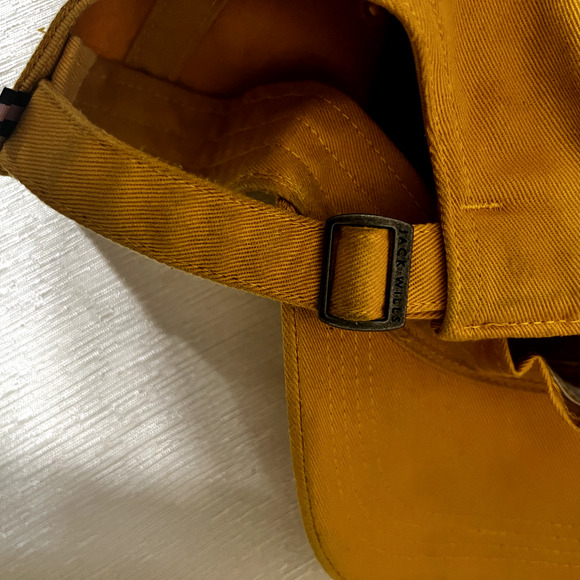 Jack Wills Yellow Snapback Hat Embroidered Pheasant Bird Logo - Picture 5 of 5